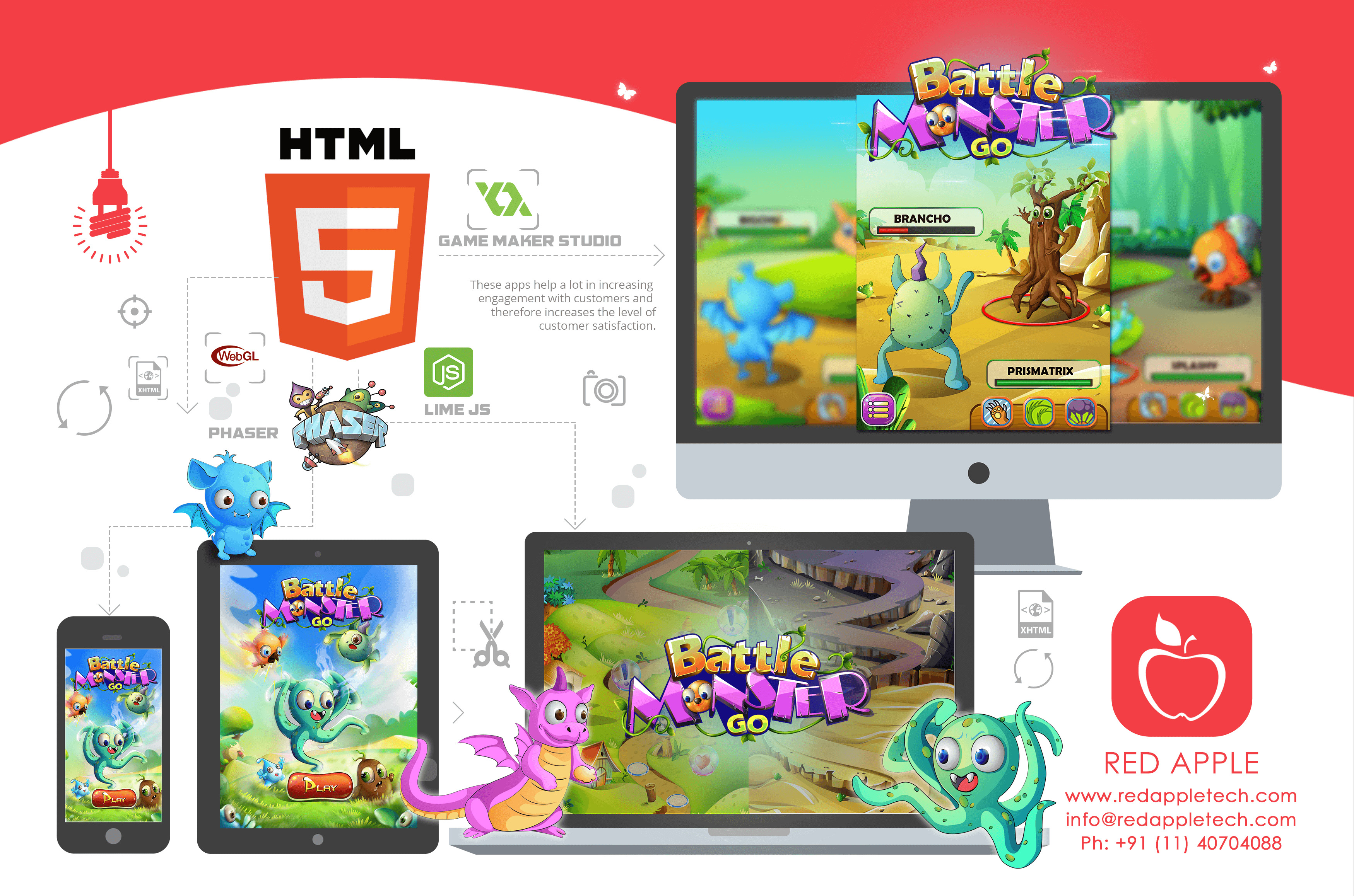 HTML5 Games, Browser Games, Educational Web Games designed and