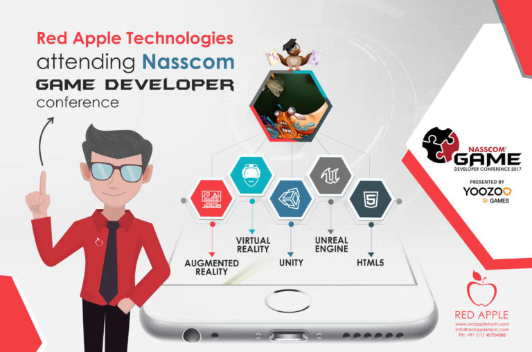 Red Apple Technologies attending Nasscom Game Developer Conference 2017