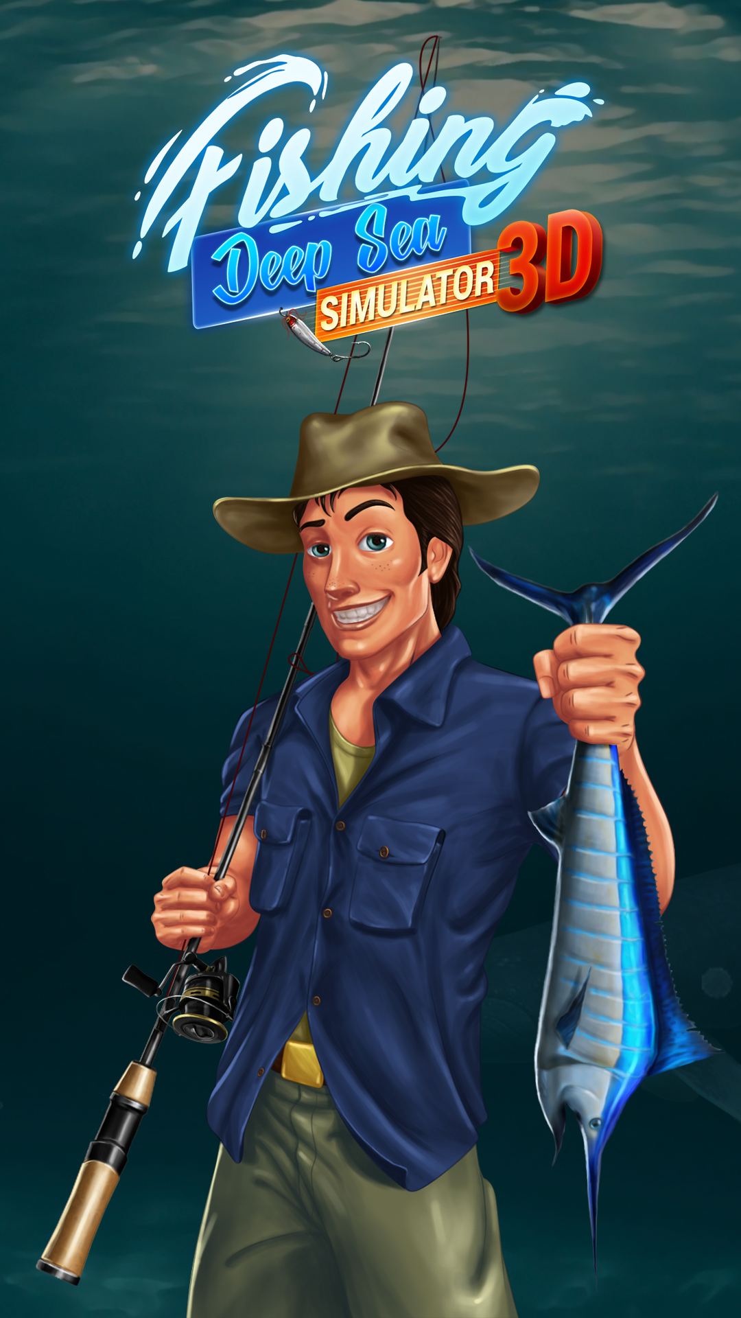 Fishing Deep Sea Simulator 3D - Realistic Fishing Game App