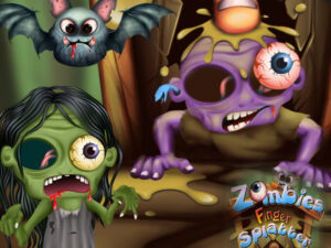 Zombies Finger Splatter Game for Halloween
