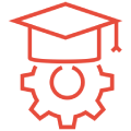 learning management icon red