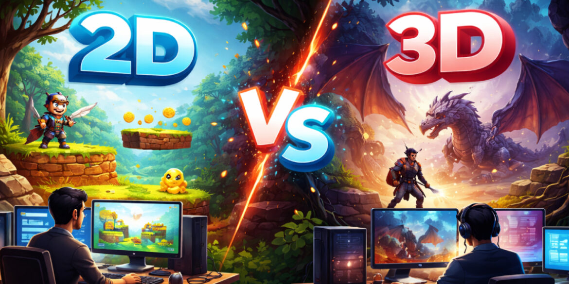 2d vs 3d game development
