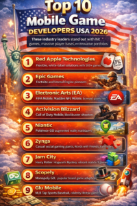 top 10 mobile game development companies