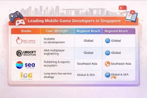 leading game developers in Singapore